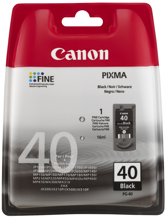 Canon PG-40 Tintenpatrone Schwarz 