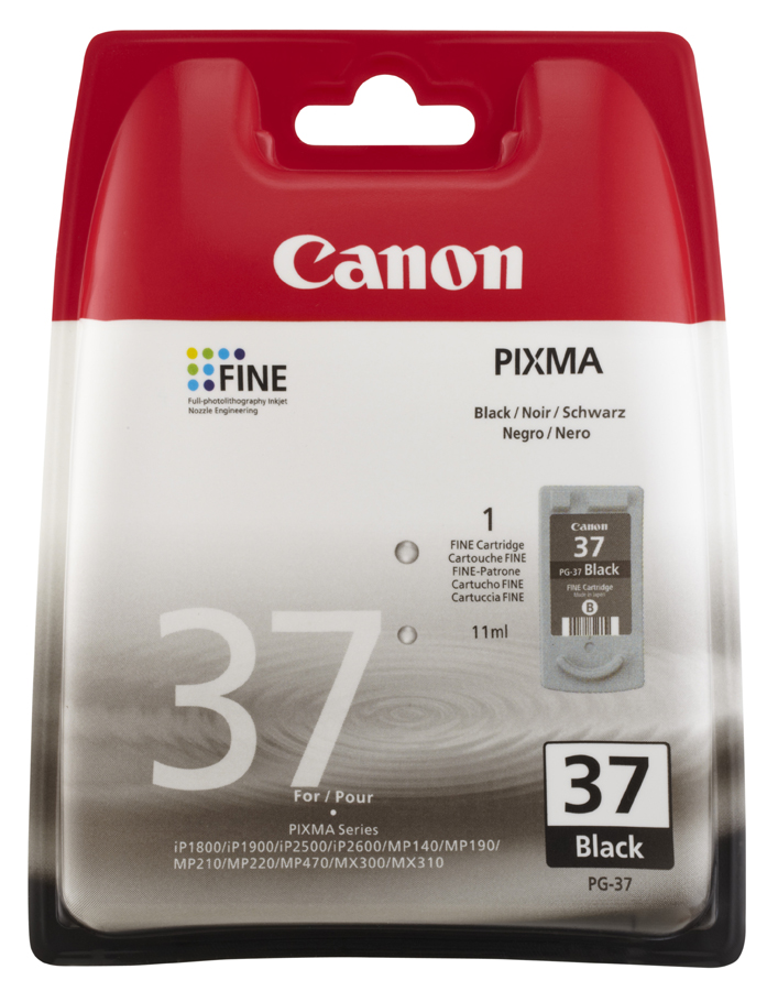 Canon PG-37 Tintenpatrone Schwarz 