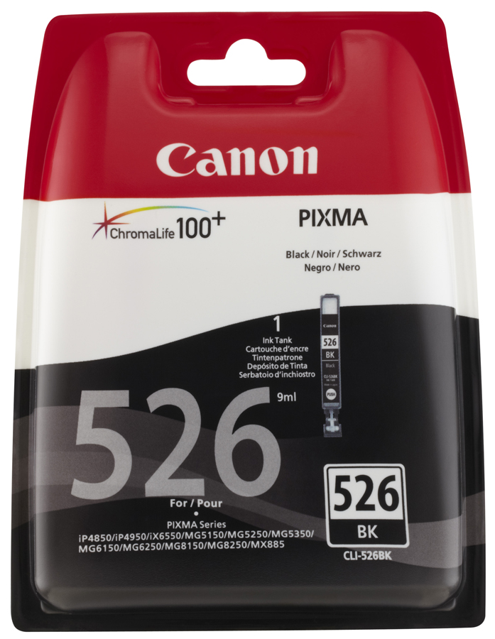 Canon CLI-526BK Tintenpatrone Schwarz 
