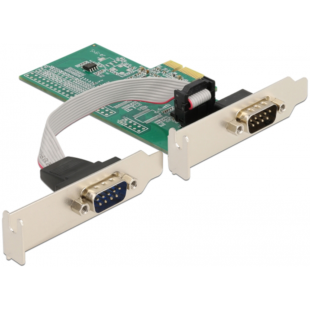Delock PCI Express Karte > 2x Seriell 