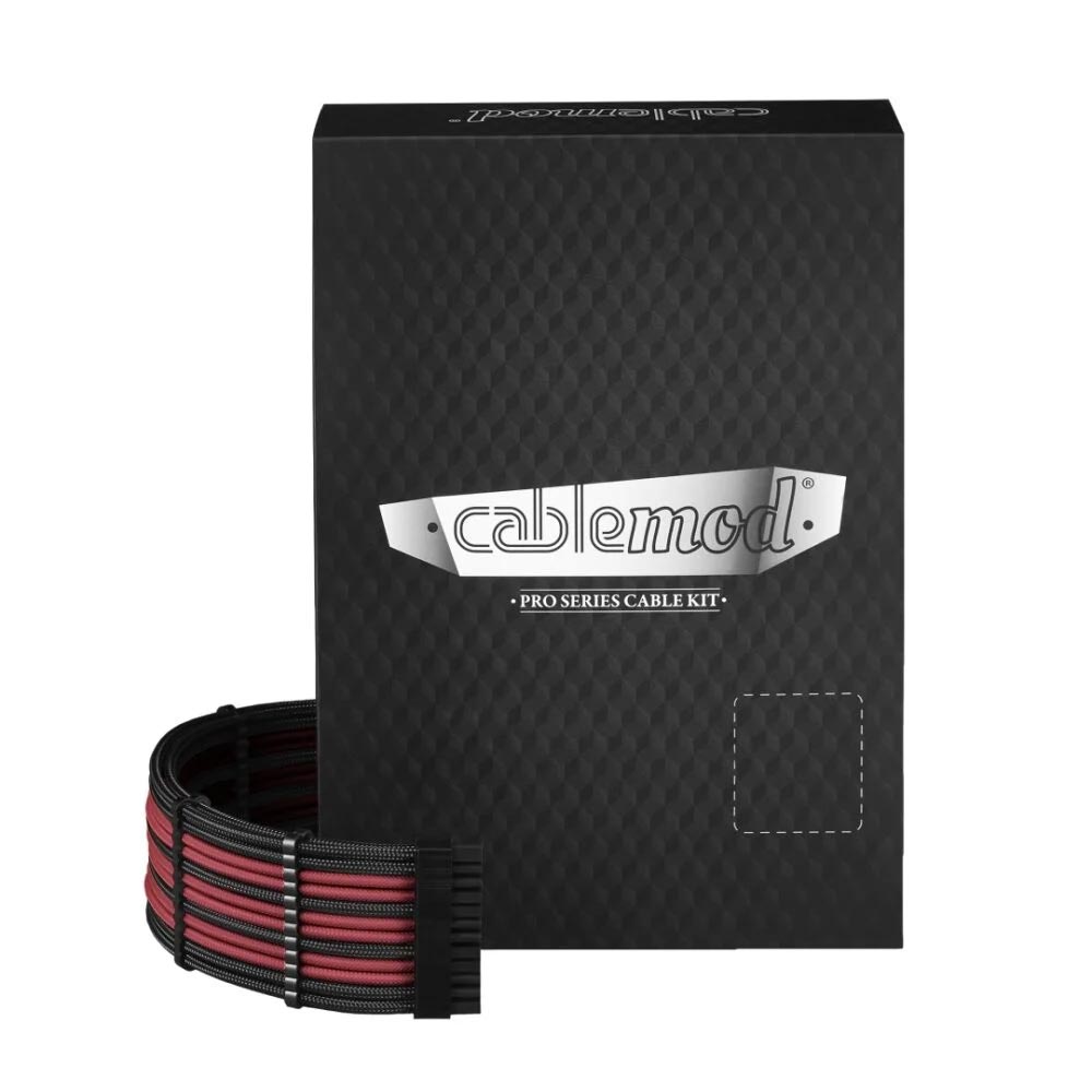 Cablemod PRO ModMesh C-Series RMi & RMx - Schwarz/Blutrot 