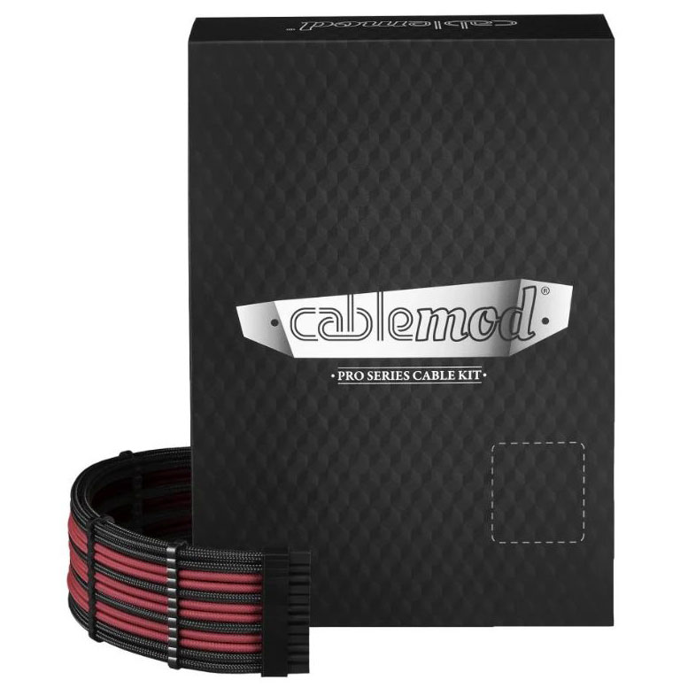 Cablemod PRO ModMesh C-Series AXi, HXi & RM - schwarz/blutrot 