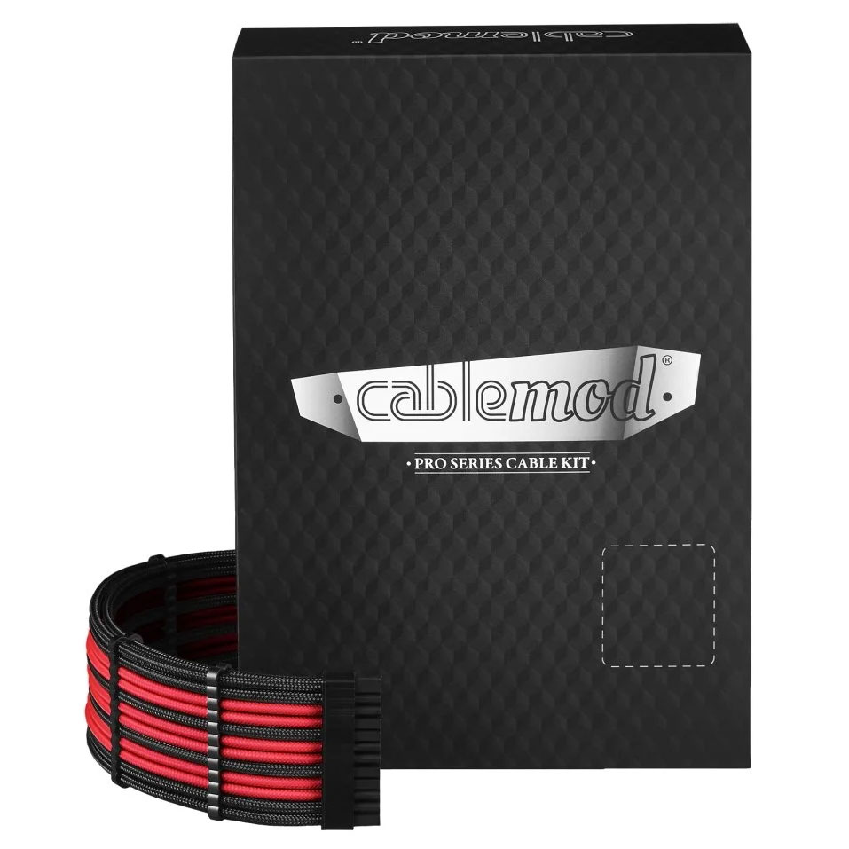Cablemod PRO ModMesh C-Series AXi, HXi & RM - schwarz/rot 