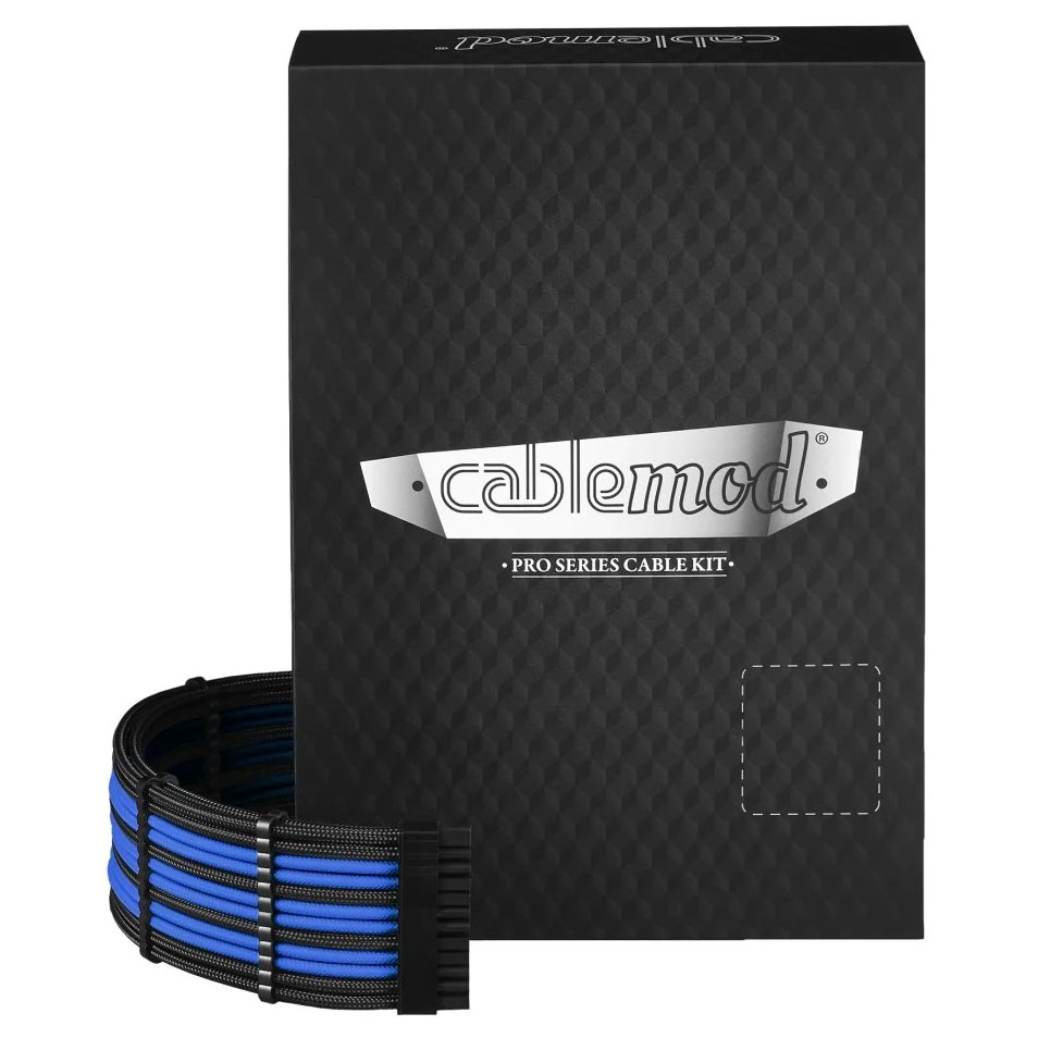 Cablemod PRO ModMesh RT-Series ASUS ROG / Seasonic - schwarz/blau 