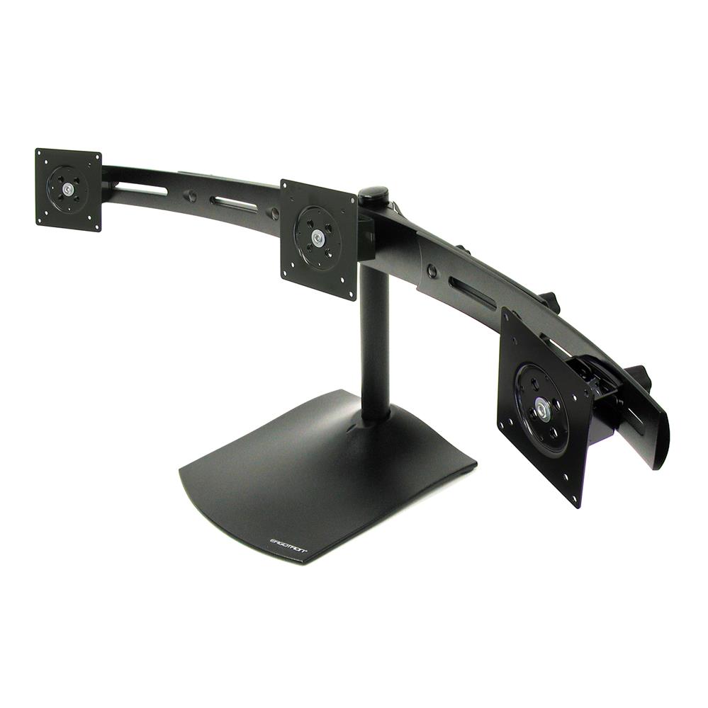 Ergotron DS100 Standfuß für drei Monitore horizontal angeordnet 
