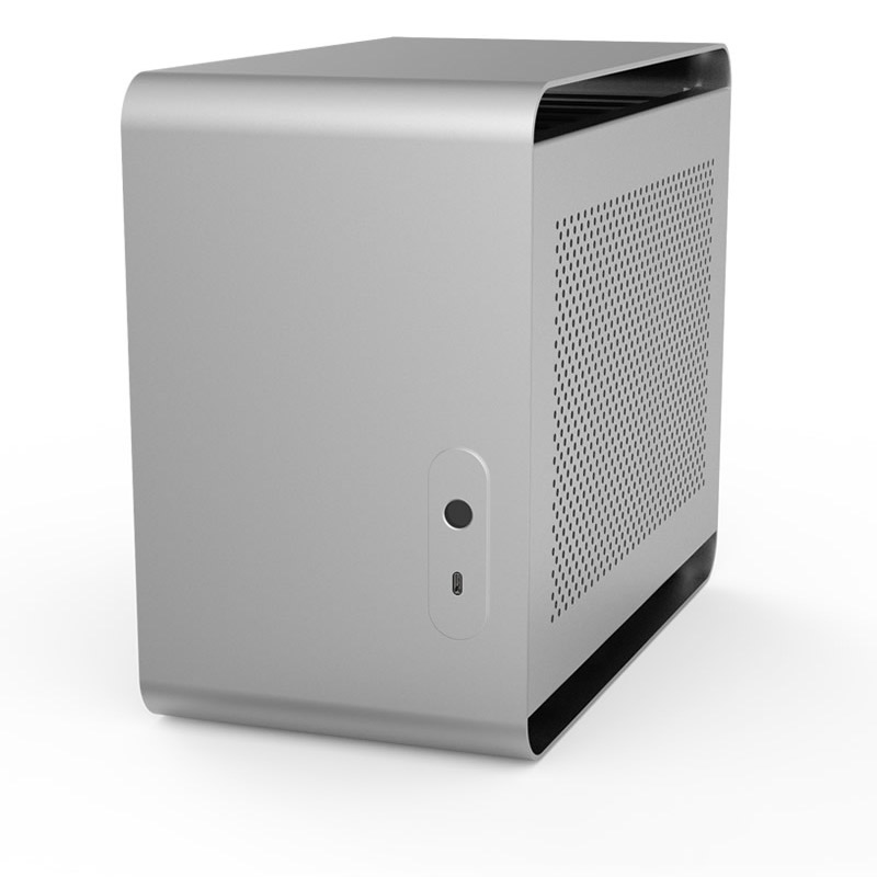 Streacom DA2 Mini-ITX Silber 